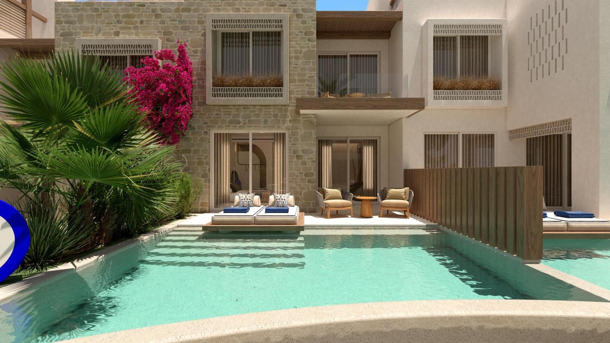 Uzenie All Suites Boutique Resort (Adults Only) Adelianos Kampos Bagian luar foto